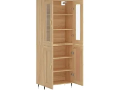 vidaXL Highboard Sonoma-Eiche 69,5x34x180 cm Holzwerkstoff 3198324* Vitrinen