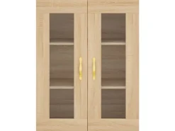 vidaXL Highboard Sonoma-Eiche 69,5x34x180 cm Holzwerkstoff 3198324* Vitrinen
