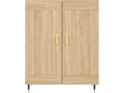 vidaXL Highboard Sonoma-Eiche 69,5x34x180 cm Holzwerkstoff 3198324* Vitrinen