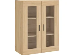 vidaXL Highboard Sonoma-Eiche 69,5x34x180 cm Holzwerkstoff 3198356* Vitrinen