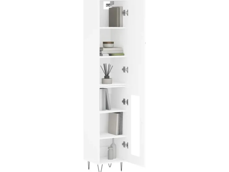 vidaXL Highboard 34,5x34x180 cm Holzwerkstoff 3199073