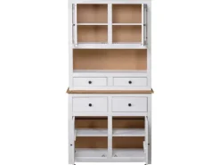 vidaXL Highboard Weiß 93x40,5x180 cm Kiefernholz Panama* Kommode