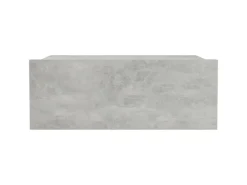 vidaXL Hängender Nachttisch Betongrau 40x30x15 cm Holzwerkstoff