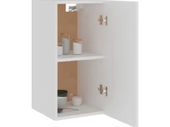 vidaXL Hängeschrank Weiß 29,5x31x60 cm Holzwerkstoff* Regal Weiß