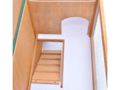 vidaXL Kaninchenstall Kleintierhaus Hasenstall 1 Tür Holz* Kleintierbedarf