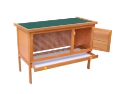 vidaXL Kaninchenstall Kleintierhaus Hasenstall 1 Ebene Holz* Kleintierbedarf