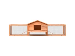 vidaXL Kaninchenstall 310x70x87 cm Kiefernholz & Tannenholz