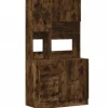 vidaXL Küchenschrank Räuchereiche 95x50x180 cm Holzwerkstoff* Vitrinen