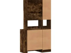 vidaXL Küchenschrank Räuchereiche 95x50x180 cm Holzwerkstoff* Vitrinen