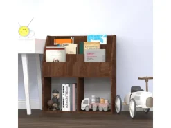 vidaXL Kinder-Bücherregal Braun Eiche 71x30x78,5 cm Holzwerkstoff* Garderoben