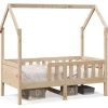 vidaXL Kinderbett Hausbett 70x140 cm Massivholz Kiefer2102249
