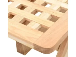 vidaXL Klappbarer Beistelltisch Walnussholz Massiv 50x50x49 cm* Tische