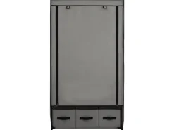 vidaXL Kleiderschrank Grau 87 x 49 x 159 cm Stoff* Schränke