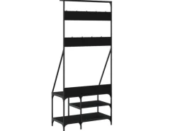 vidaXL Kleiderständer mit Schuhablage 80x40x184 cm 837862* Garderoben
