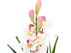 vidaXL Künstliche Cymbidium Orchideenpflanze mit Topf 100 cm Grün* Kunstpflanzen