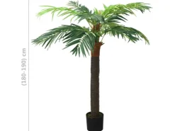 vidaXL Künstliche Palme Phönix mit Topf 190 cm Grün* Kunstpflanzen