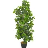vidaXL Künstliche Pflanze Lorbeerbaum mit Topf Grün 120 cm* Kunstpflanzen