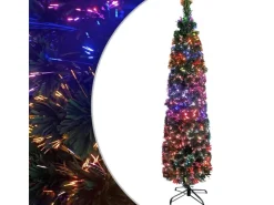 vidaXL Künstlicher Weihnachtsbaum Schlank mit Ständer 120 cm Glasfaser* Ostern