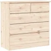 vidaXL Kommode ALTA 77x35x73 cm Massivholz Kiefer* Kommode