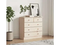 vidaXL Kommode ALTA 77x35x73 cm Massivholz Kiefer* Kommode