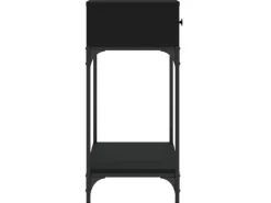 vidaXL Konsolentisch Schwarz 75x34,5x75 cm Holzwerkstoff Modell 1* Tische