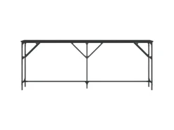 vidaXL Konsolentisch Schwarz 200x29x75 cm Holzwerkstoff