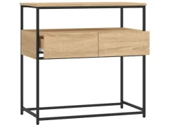 vidaXL Konsolentisch Sonoma-Eiche 75x40x75 cm Holzwerkstoff* Tische