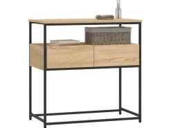 vidaXL Konsolentisch Sonoma-Eiche 75x40x75 cm Holzwerkstoff* Tische