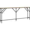 vidaXL Konsolentisch Sonoma-Eiche 180x23x75 cm Holzwerkstoff* Tische