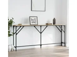 vidaXL Konsolentisch Sonoma-Eiche 180x23x75 cm Holzwerkstoff* Tische