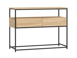 vidaXL Konsolentisch Sonoma-Eiche 100x40x75 cm Holzwerkstoff* Tische