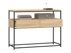 vidaXL Konsolentisch Sonoma-Eiche 100x40x75 cm Holzwerkstoff* Tische