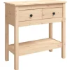 vidaXL Konsolentisch 75x35x75 cm Massivholz Kiefer* Tische