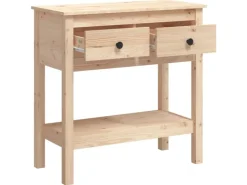 vidaXL Konsolentisch 75x35x75 cm Massivholz Kiefer* Tische
