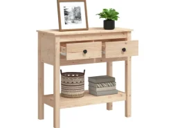 vidaXL Konsolentisch 75x35x75 cm Massivholz Kiefer* Tische