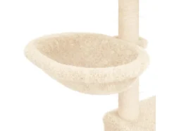 vidaXL Kratzbaum mit Sisal-KratzSäulen Creme 83 cm Modell 3