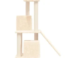vidaXL Kratzbaum mit Sisal-KratzSäulen Creme 82 cm Modell 3