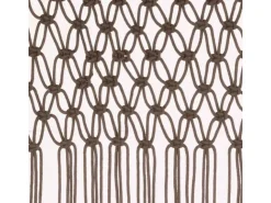 vidaXL Makramee Vorhang Taupe 140x240 cm Baumwolle Modell 4* Türvorhänge