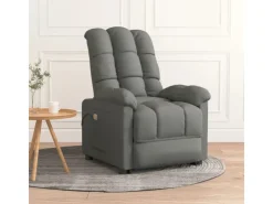 vidaXL Massagesessel Dunkelgrau Stoff Modell 32* Sessel
