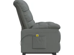vidaXL Massagesessel Dunkelgrau Stoff Modell 32* Sessel