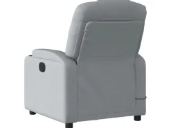 vidaXL Massagesessel Hellgrau Stoff Modell 4* Sessel