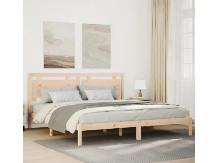 vidaXL Massivholzbett Extra Lang ohne Matratze 200x220 cm 3309207* Betten