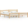 vidaXL Massivholzbett Kiefer 200x200 cm649481