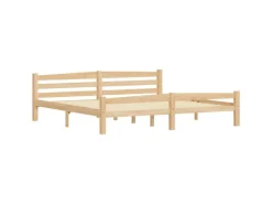 vidaXL Massivholzbett Kiefer 200x200 cm649481