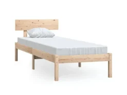 vidaXL Massivholzbett Kiefer 90x200 cm1135320