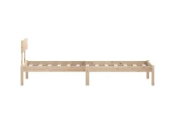 vidaXL Massivholzbett Kiefer 90x200 cm1135320