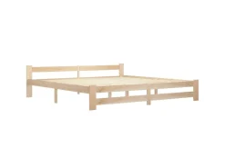 vidaXL Massivholzbett Kiefer 200x200 cm649446* Betten