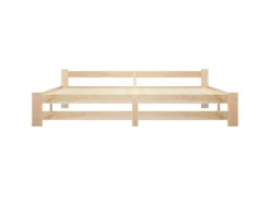 vidaXL Massivholzbett Kiefer 200x200 cm649446* Betten