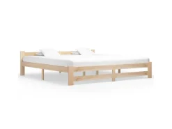 vidaXL Massivholzbett Kiefer 200x200 cm649446* Betten