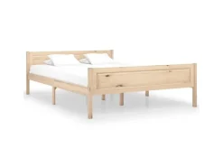 vidaXL Massivholzbett Kiefer 120x200 cm649512
